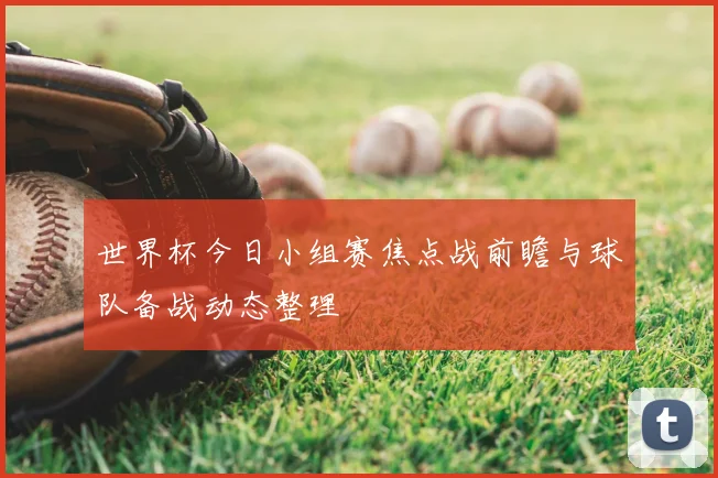 世界杯今日小组赛焦点战前瞻与球队备战动态整理